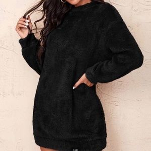 SHEIN Oversize Teddy Dress